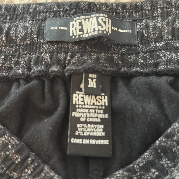 Rewash - Leopard Sweatpants - Picture 3 of 4